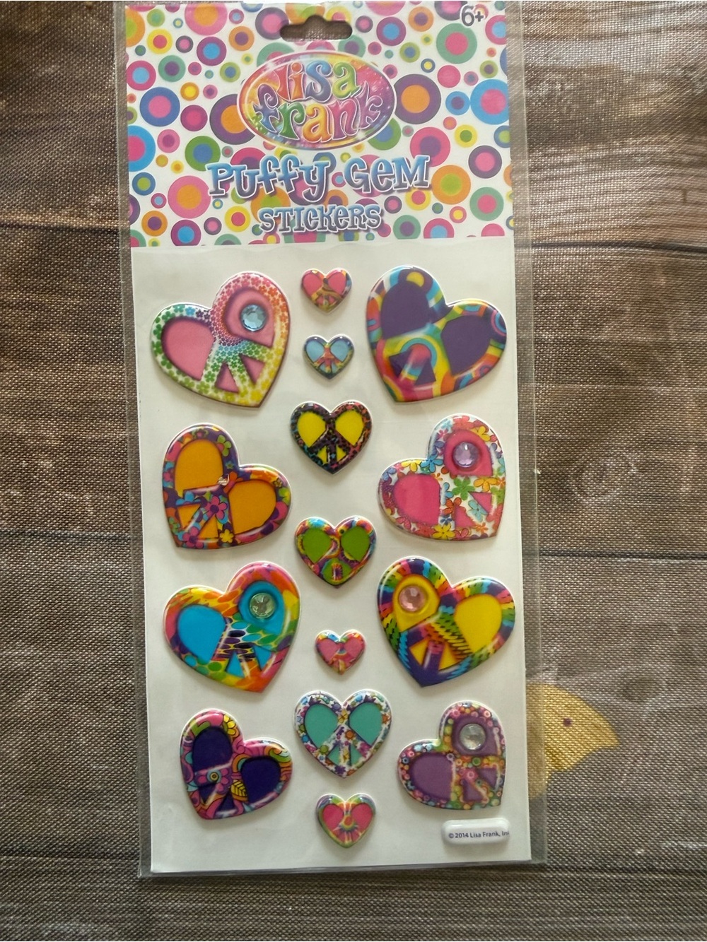Lisa Frank sticker sheet